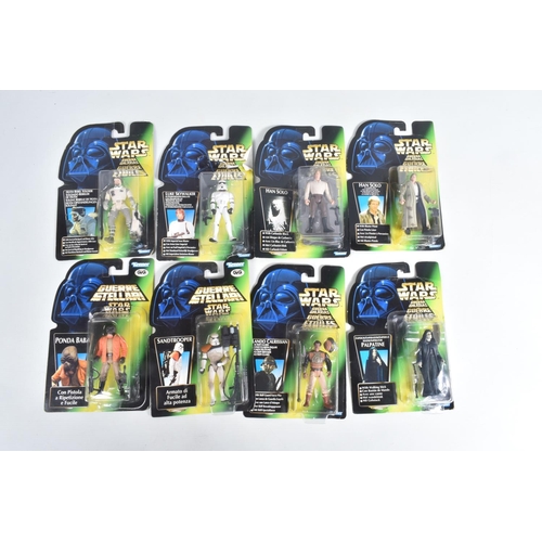 92 - A SELECTION LATE 1990'S OF CARDED BLISTER PACK KENNER STAR WARS FIGURES, includes a sealed Guerre St... 