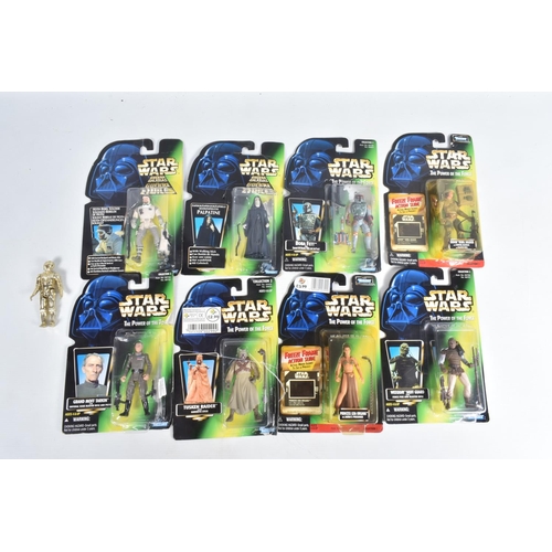 92 - A SELECTION LATE 1990'S OF CARDED BLISTER PACK KENNER STAR WARS FIGURES, includes a sealed Guerre St... 