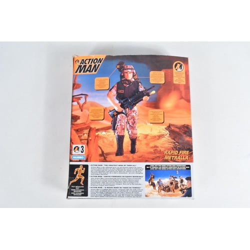 95 - A COLLECTION OF ACTION MAN BOXED AND UNBOXED FIGURES, ACCESSORIES, AND WALKIE TALKIES, the boxed fig... 