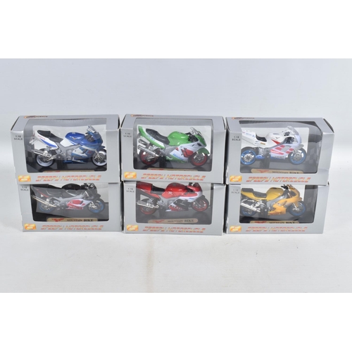 111 - A QUANTITY OF BOXED MODEL VEHICLES, MODEL KITS, AND AN UNBOXED RACING SET, to include six boxed 1:18... 