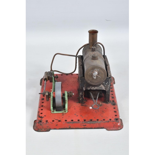 123 - AN UNBOXED MAMOD LIVE STEAM ENGINE, No.SE1a, not tested, playworn condition with paint loss and wear... 