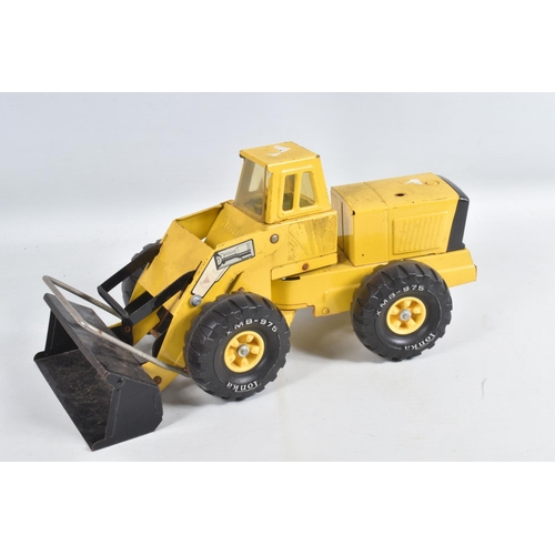 136 - A QUANTITY OF ASSORTED TONKA TOYS CONSTRUCTION EQUIPMENT, Dumper Truck, two incomplete Mini Tonka Tr... 