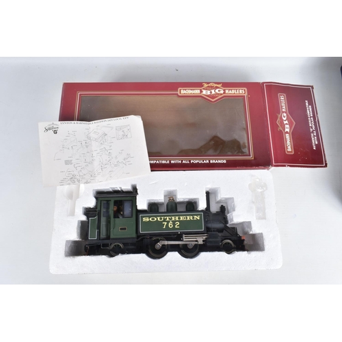 138 - A BOXED BACHMANN SPECTRUM G GAUGE LYNTON & BARNSTAPLE BALDWIN 2-4-2T LOCOMOTIVE, 'Lyn' No.762, South... 