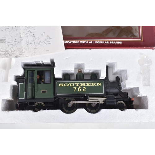 138 - A BOXED BACHMANN SPECTRUM G GAUGE LYNTON & BARNSTAPLE BALDWIN 2-4-2T LOCOMOTIVE, 'Lyn' No.762, South... 