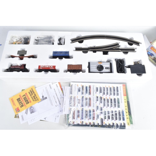 144 - A BOXED HORNBY OO GAUGE CITY INDUSTRIAL TRAIN SET, No.R1127, contents not checked but appears largel... 