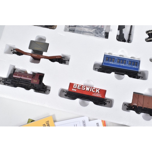 144 - A BOXED HORNBY OO GAUGE CITY INDUSTRIAL TRAIN SET, No.R1127, contents not checked but appears largel... 