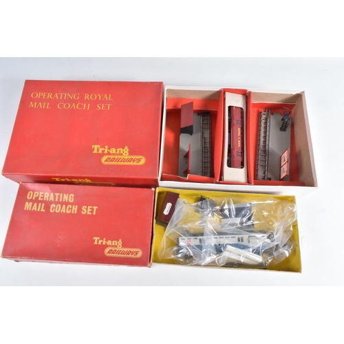 157 - A QUANTITY OF ASSORTED OO GAUGE ROLLING STOCK, to include a quantity of unboxed Tri-ang Transcontine... 