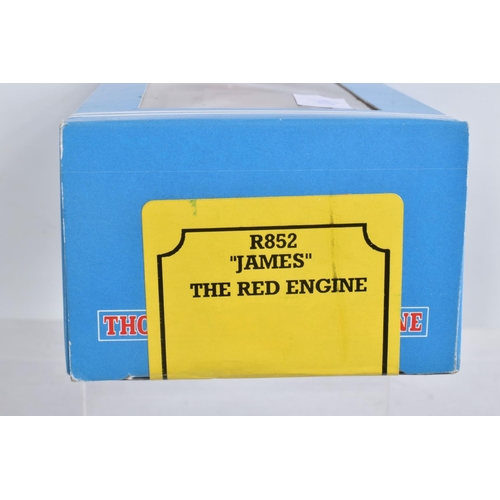 163 - A BOXED HORNBY OO GAUGE THE WORLD OF THOMAS THE TANK ENGINE, James the red engine, No.5 (R852), with... 