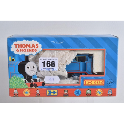 166 - A BOXED HORNBY OO GAUGE THOMAS AND FRIENDS THOMAS LOCOMOTIVE, No.1 (R351), with instructions and two... 