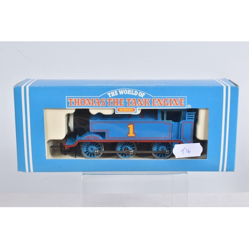 167 - A BOXED HORNBY OO GAUGE THE WORLD OF THOMAS THE TANK ENGINE THOMAS LOCOMOTIVE, No.1 (R351), with ins... 