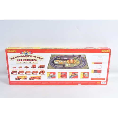 172 - A BOXED HORNBY RAILROAD OO GAUGE BARTELLOS' BIG TOP CIRCUS TRAIN SET, (R1107), contents not checked ... 