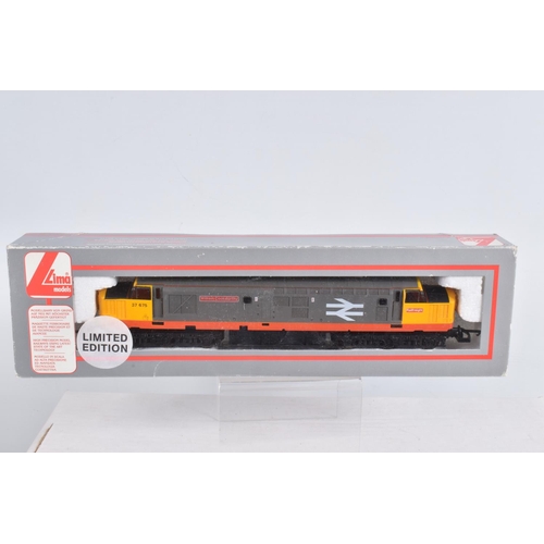 176 - FOUR BOXED LIMA OO GAUGE LIMITED EDITION CLASS 37 LOCOMOTIVES, 'Loch Awe' No.37 409, B.R. large logo... 