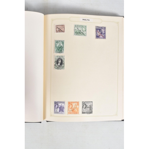 204 - LARGE BOX OF STAMPS IN ALBUMS AND LOOSE. Worldwide ranges and loose sorted into packets