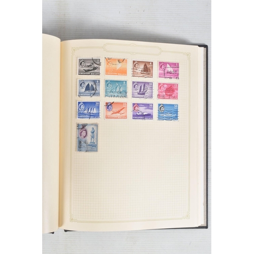 204 - LARGE BOX OF STAMPS IN ALBUMS AND LOOSE. Worldwide ranges and loose sorted into packets