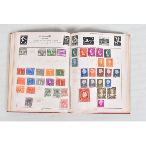 204 - LARGE BOX OF STAMPS IN ALBUMS AND LOOSE. Worldwide ranges and loose sorted into packets