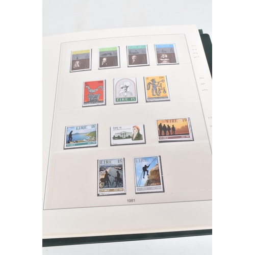 208 - MOST EXTENSIVE EIRE / IRELAND COLLECTION IN 12 LINDNER DUAL HINGELESS ALBUMS. Appears largely comple... 