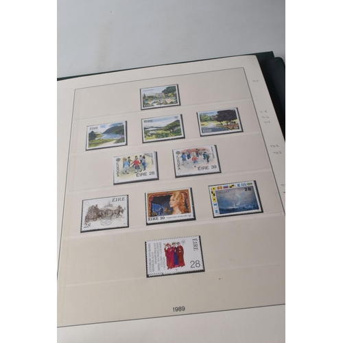 208 - MOST EXTENSIVE EIRE / IRELAND COLLECTION IN 12 LINDNER DUAL HINGELESS ALBUMS. Appears largely comple... 