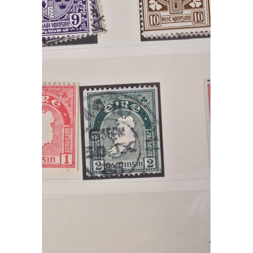 208 - MOST EXTENSIVE EIRE / IRELAND COLLECTION IN 12 LINDNER DUAL HINGELESS ALBUMS. Appears largely comple... 