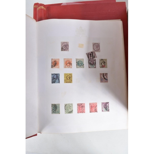 216 - 3 BOXES OF STAMPS IN ALBUMS AND LOOSE.We note range of collections in albums inc Ceylon, general com... 