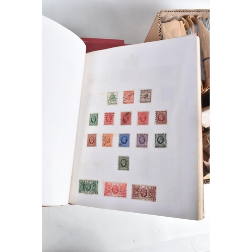 216 - 3 BOXES OF STAMPS IN ALBUMS AND LOOSE.We note range of collections in albums inc Ceylon, general com... 