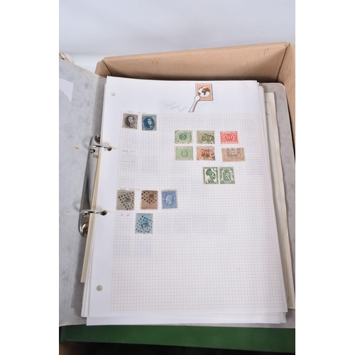 216 - 3 BOXES OF STAMPS IN ALBUMS AND LOOSE.We note range of collections in albums inc Ceylon, general com... 