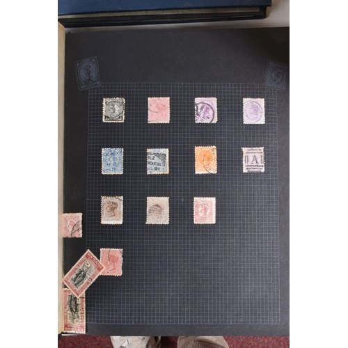 216 - 3 BOXES OF STAMPS IN ALBUMS AND LOOSE.We note range of collections in albums inc Ceylon, general com... 