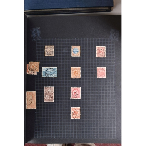 216 - 3 BOXES OF STAMPS IN ALBUMS AND LOOSE.We note range of collections in albums inc Ceylon, general com... 