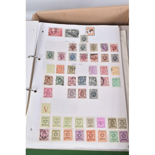 216 - 3 BOXES OF STAMPS IN ALBUMS AND LOOSE.We note range of collections in albums inc Ceylon, general com... 