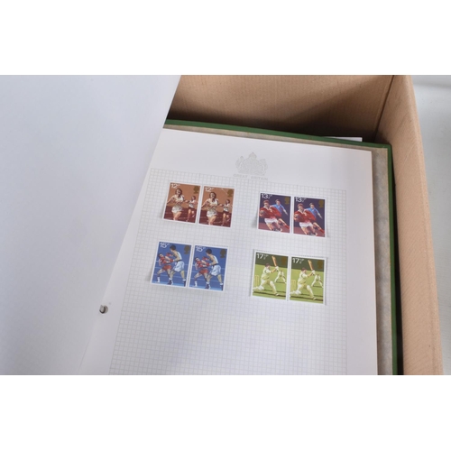 216 - 3 BOXES OF STAMPS IN ALBUMS AND LOOSE.We note range of collections in albums inc Ceylon, general com... 