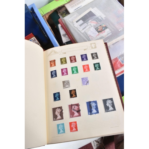 218 - LARGE COLLECTION OF STAMPS IN 3 BOXES WITH FDCS, PRESENTATION PACKS AND MINT TO 2012 TOGETHER WITH A... 