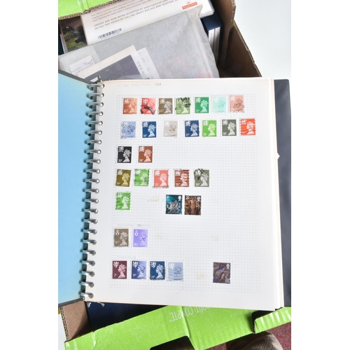 218 - LARGE COLLECTION OF STAMPS IN 3 BOXES WITH FDCS, PRESENTATION PACKS AND MINT TO 2012 TOGETHER WITH A... 