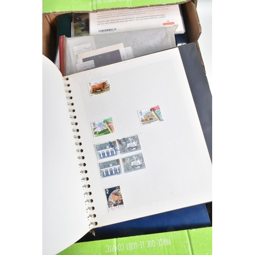 218 - LARGE COLLECTION OF STAMPS IN 3 BOXES WITH FDCS, PRESENTATION PACKS AND MINT TO 2012 TOGETHER WITH A... 