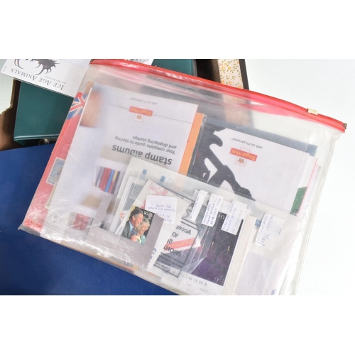 218 - LARGE COLLECTION OF STAMPS IN 3 BOXES WITH FDCS, PRESENTATION PACKS AND MINT TO 2012 TOGETHER WITH A... 