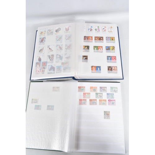 220 - LARGE COLLECTION OF STAMPS IN 2 BOXES, A TIN AND 2 BAGS. WORLDWIDE CONTENT WITH MAIN VALUE IN GB MIN... 