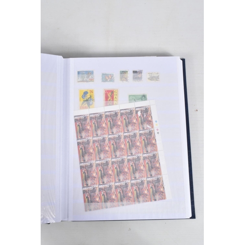 220 - LARGE COLLECTION OF STAMPS IN 2 BOXES, A TIN AND 2 BAGS. WORLDWIDE CONTENT WITH MAIN VALUE IN GB MIN... 