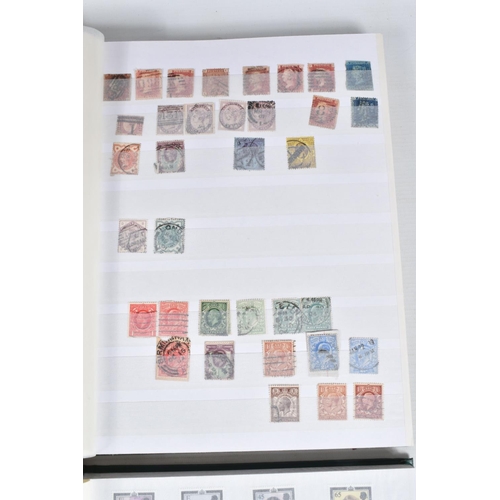 220 - LARGE COLLECTION OF STAMPS IN 2 BOXES, A TIN AND 2 BAGS. WORLDWIDE CONTENT WITH MAIN VALUE IN GB MIN... 