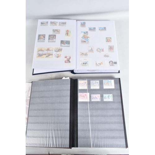 220 - LARGE COLLECTION OF STAMPS IN 2 BOXES, A TIN AND 2 BAGS. WORLDWIDE CONTENT WITH MAIN VALUE IN GB MIN... 