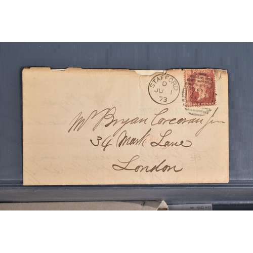 221 - VERY LARGE COLLECTION OF STAMPS AND COVERS IN 7 BOXES. Main strength in hundreds of signed Buckingha... 