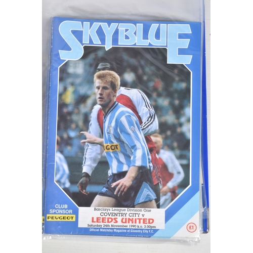 227 - A COLLECTION OF COVENTRY CITY FOOTBALL CLUB PROGRAMMES, programmes range from 1992 to 2008, featurin... 