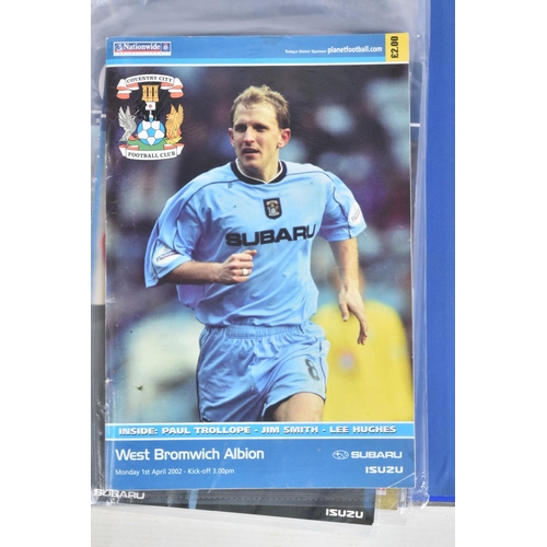 227 - A COLLECTION OF COVENTRY CITY FOOTBALL CLUB PROGRAMMES, programmes range from 1992 to 2008, featurin... 