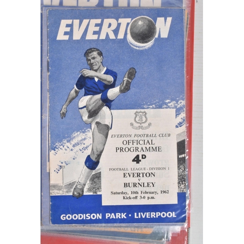 229 - A COLLECTION OF EVERTON  AND TRANMERE FOOTBALL CLUB PROGRAMMES, Everton programmes range from 1962 t... 