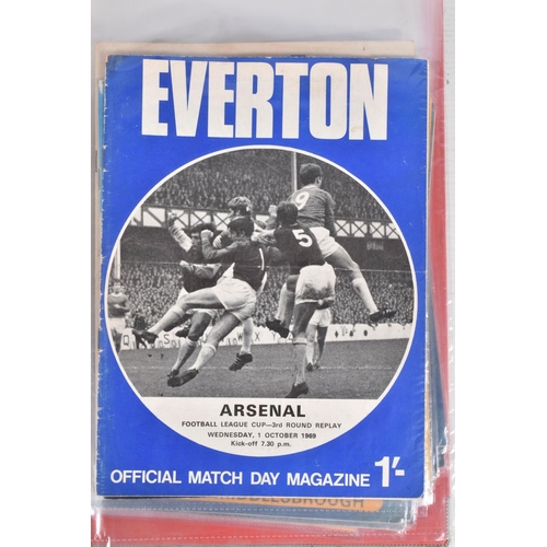 229 - A COLLECTION OF EVERTON  AND TRANMERE FOOTBALL CLUB PROGRAMMES, Everton programmes range from 1962 t... 