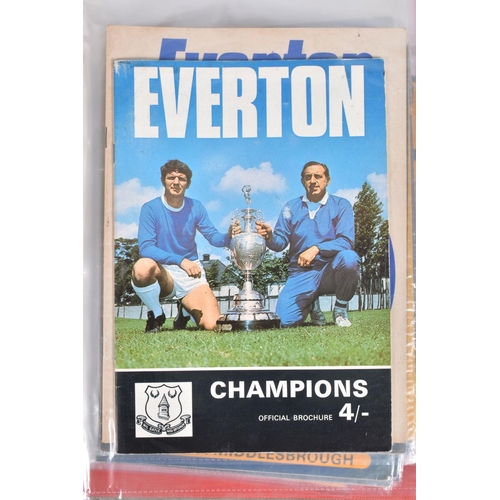 229 - A COLLECTION OF EVERTON  AND TRANMERE FOOTBALL CLUB PROGRAMMES, Everton programmes range from 1962 t... 