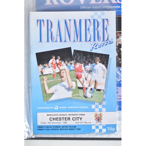 229 - A COLLECTION OF EVERTON  AND TRANMERE FOOTBALL CLUB PROGRAMMES, Everton programmes range from 1962 t... 