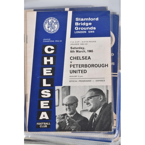 230 - A COLLECTION OF CHELSEA FOOTBALL CLUB PROGRAMMES, programmes range from 1962 to 1996, featuring  Che... 