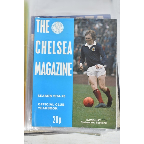 230 - A COLLECTION OF CHELSEA FOOTBALL CLUB PROGRAMMES, programmes range from 1962 to 1996, featuring  Che... 