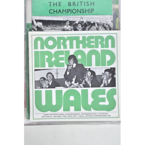 232 - A COLLECTION OF IRELAND FOOTBALL PROGRAMMES, programmes range from 1959 to 1991, featuring Ireland v... 