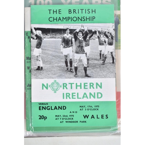 232 - A COLLECTION OF IRELAND FOOTBALL PROGRAMMES, programmes range from 1959 to 1991, featuring Ireland v... 