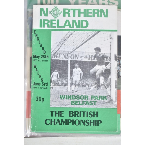 232 - A COLLECTION OF IRELAND FOOTBALL PROGRAMMES, programmes range from 1959 to 1991, featuring Ireland v... 