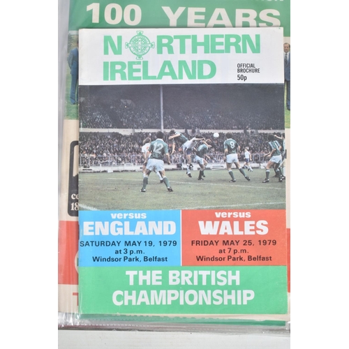 232 - A COLLECTION OF IRELAND FOOTBALL PROGRAMMES, programmes range from 1959 to 1991, featuring Ireland v... 